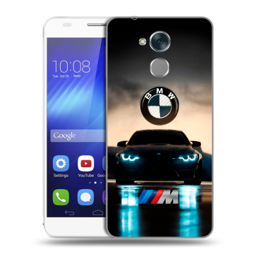 Пластиковый чехол на Huawei Honor 6C с принтом БМВ BMW