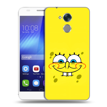 Пластиковый чехол на Huawei Honor 6C с принтом спанчбоб спанч боб