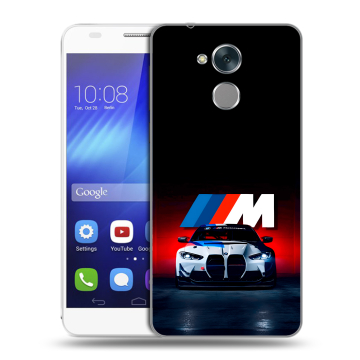 Пластиковый чехол на Huawei Honor 6C с принтом БМВ BMW