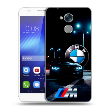 Пластиковый чехол на Huawei Honor 6C с принтом БМВ BMW