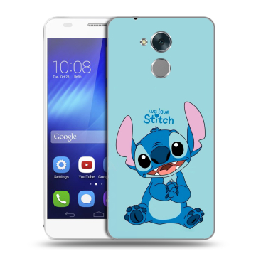 Пластиковый чехол на Huawei Honor 6C с принтом Лило и Стич