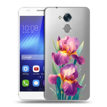 Пластиковый чехол на Huawei Honor 6C с принтом Цветы орхидеи