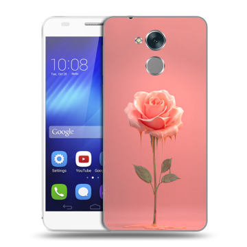 Пластиковый чехол на Huawei Honor 6C с принтом Розовая роза