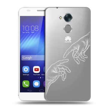 Пластиковый чехол на Huawei Honor 6C с принтом Сотворение мира