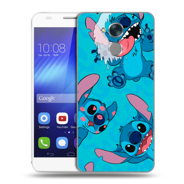 Пластиковый чехол на Huawei Honor 6C с принтом Лило и Стич