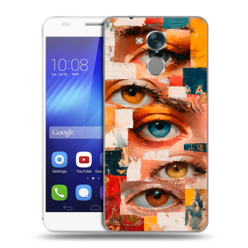 Пластиковый чехол на Huawei Honor 6C с принтом Модный принт