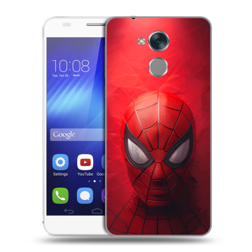 Пластиковый чехол на Huawei Honor 6C с принтом Spiderman Человек паук