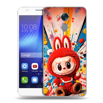 Пластиковый чехол на Huawei Honor 6C с принтом Labubu Лабубу
