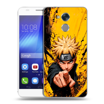 Пластиковый чехол на Huawei Honor 6C с принтом Naruto Наруто