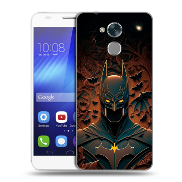 Пластиковый чехол на Huawei Honor 6C с принтом Batman Бэтмен