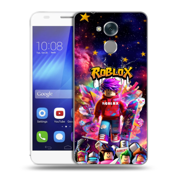 Пластиковый чехол на Huawei Honor 6C с принтом Roblox Роблокс