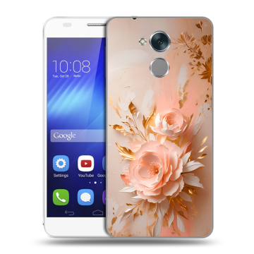 Пластиковый чехол на Huawei Honor 6C с принтом женский