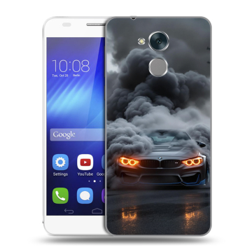 Пластиковый чехол на Huawei Honor 6C с принтом BMW БМВ