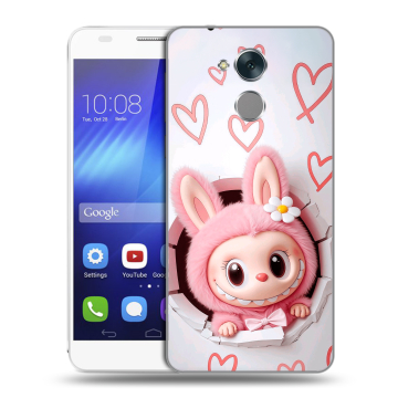 Пластиковый чехол на Huawei Honor 6C с принтом Labubu Лабубу