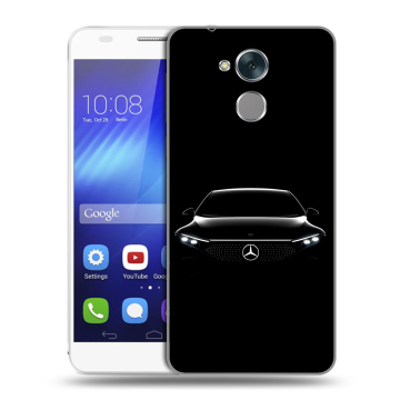 Пластиковый чехол на Huawei Honor 6C с принтом Mercedes Мерседес
