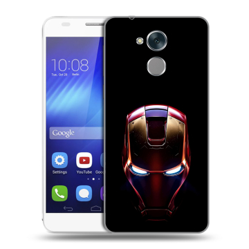 Пластиковый чехол на Huawei Honor 6C с принтом IronMan Железный человек