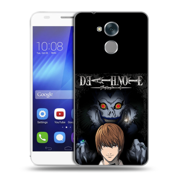 Пластиковый чехол на Huawei Honor 6C с принтом Death note Тетрадь смерти