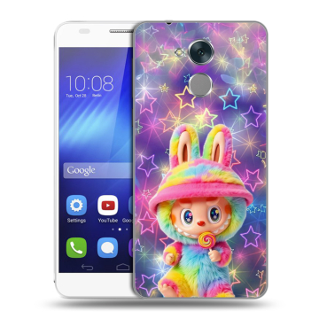 Пластиковый чехол на Huawei Honor 6C с принтом Labubu Лабубу