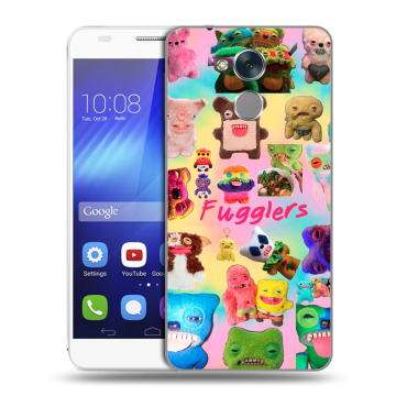 Пластиковый чехол на Huawei Honor 6C с принтом Флагер Fuggler