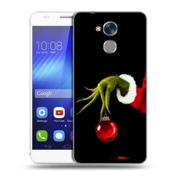 Пластиковый чехол на Huawei Honor 6C с принтом Новый год Гринч