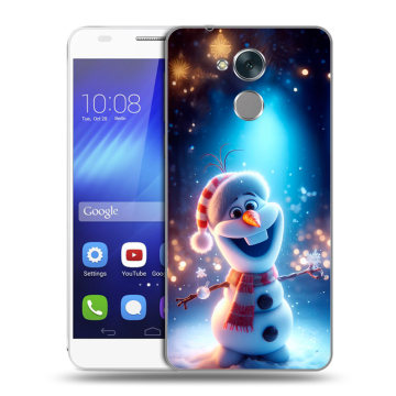 Пластиковый чехол на Huawei Honor 6C с принтом Новый год