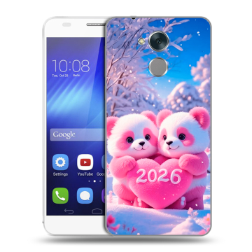 Пластиковый чехол на Huawei Honor 6C с принтом Новый год