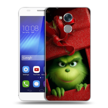 Пластиковый чехол на Huawei Honor 6C с принтом Новый год