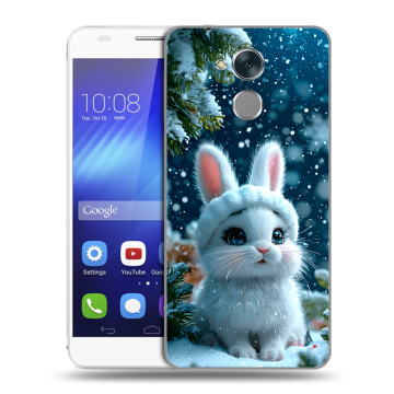 Пластиковый чехол на Huawei Honor 6C с принтом Новый год