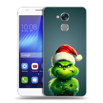 Пластиковый чехол на Huawei Honor 6C с принтом Новый год