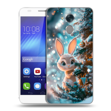 Пластиковый чехол на Huawei Honor 6C с принтом Новый год