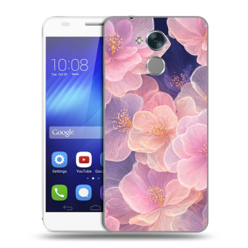 Пластиковый чехол на Huawei Honor 6C с принтом женский