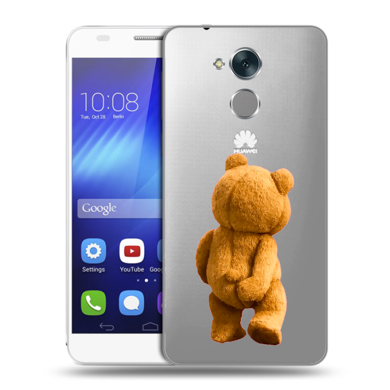 Пластиковый чехол на Huawei Honor 6C с принтом Медведь Пластиковый чехол на Huawei Honor 6C с принтом Медведь