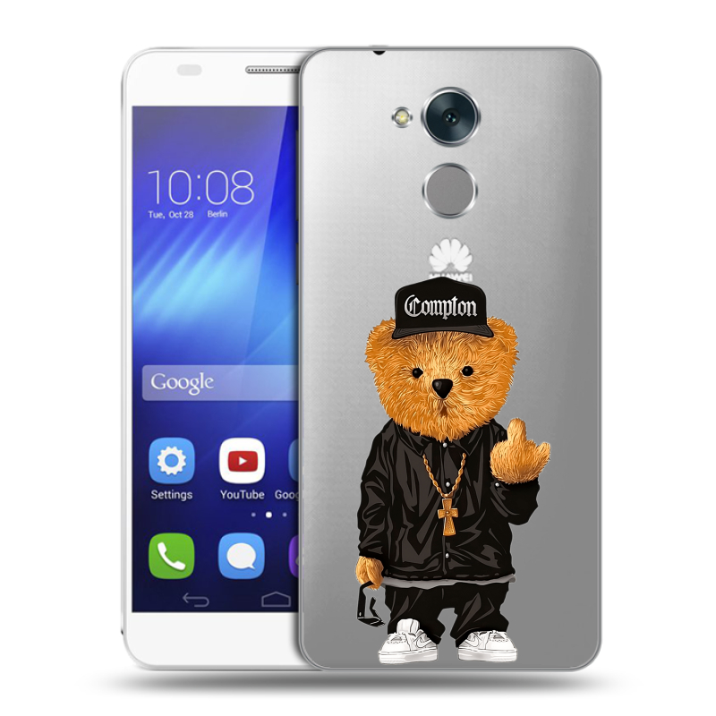 Пластиковый чехол на Huawei Honor 6C с принтом Плюшевый медведь Пластиковый чехол на Huawei Honor 6C с принтом Плюшевый медведь