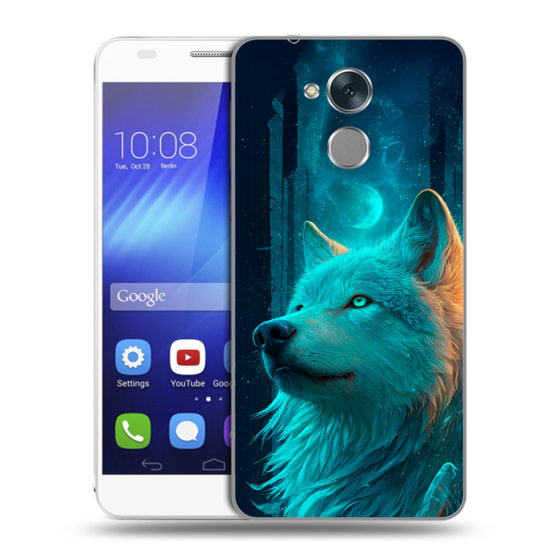 Пластиковый чехол на Huawei Honor 6C с принтом бабочки саккура Пластиковый чехол на Huawei Honor 6C с принтом бабочки саккура