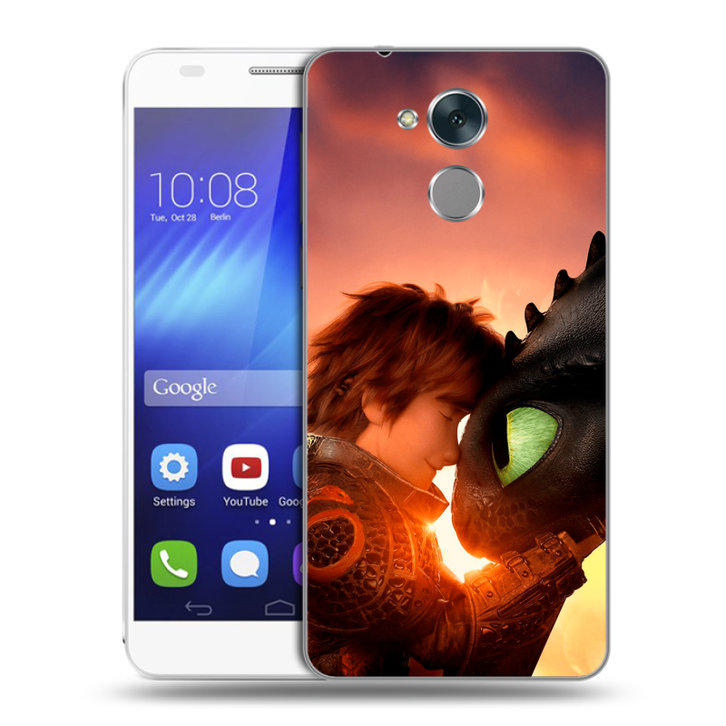 Пластиковый чехол на Huawei Honor 6C с принтом Как приручить дракона Пластиковый чехол на Huawei Honor 6C с принтом Как приручить дракона