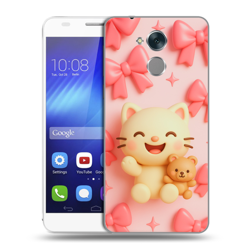 Пластиковый чехол на Huawei Honor 6C с принтом для девочек Пластиковый чехол на Huawei Honor 6C с принтом для девочек