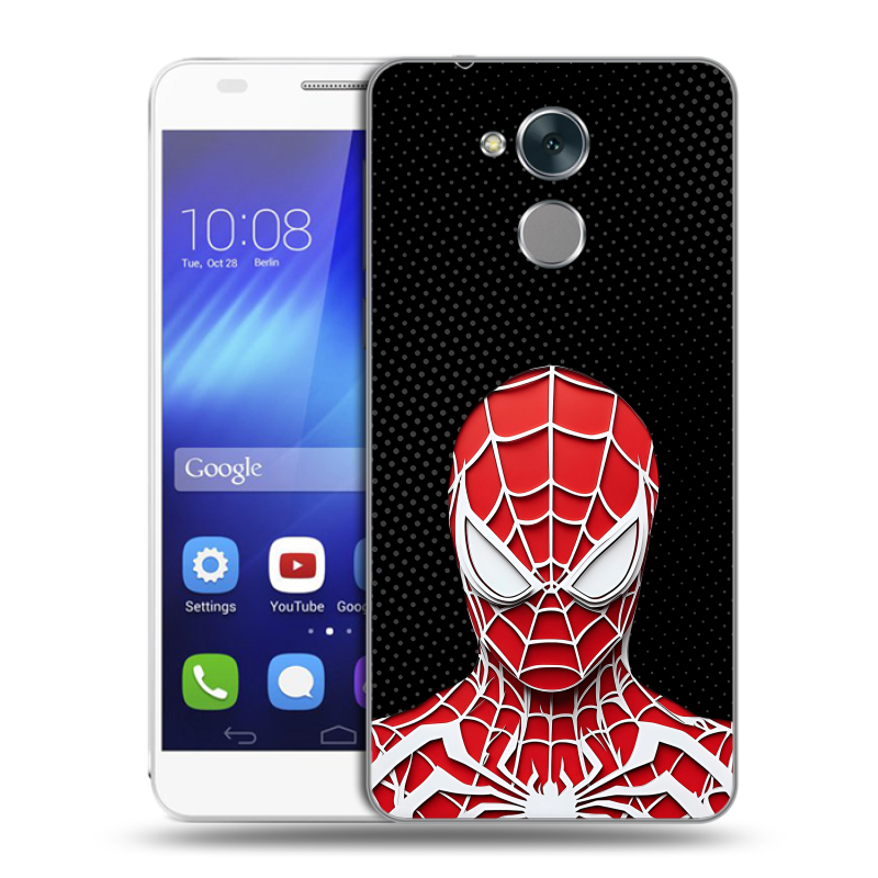 Пластиковый чехол на Huawei Honor 6C с принтом человек паук spiderman Пластиковый чехол на Huawei Honor 6C с принтом человек паук spiderman