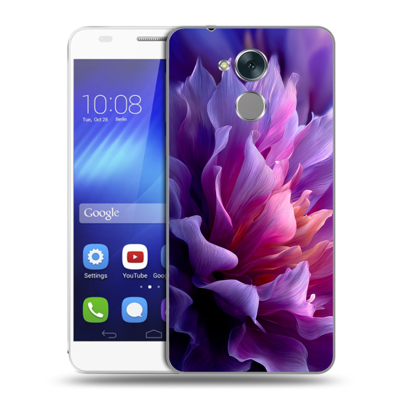 Пластиковый чехол на Huawei Honor 6C с принтом женский цветы Пластиковый чехол на Huawei Honor 6C с принтом женский цветы