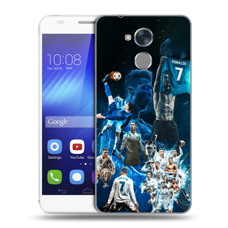Пластиковый чехол на Huawei Honor 6C с принтом Реал Роналдо Пластиковый чехол на Huawei Honor 6C с принтом Реал Роналдо