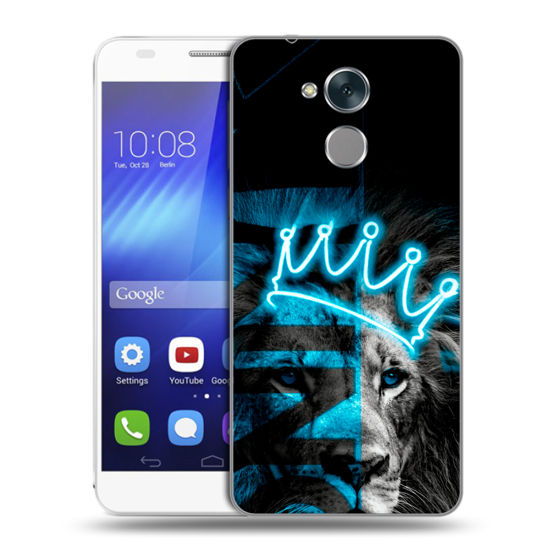 Пластиковый чехол на Huawei Honor 6C с принтом Король лев Пластиковый чехол на Huawei Honor 6C с принтом Король лев