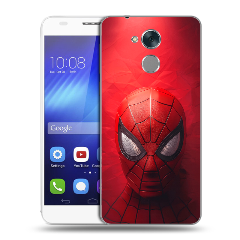 Пластиковый чехол на Huawei Honor 6C с принтом Spiderman Человек паук Пластиковый чехол на Huawei Honor 6C с принтом Spiderman Человек паук