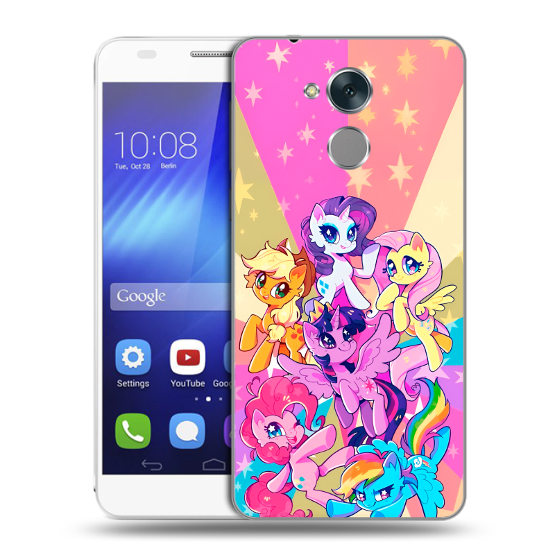 Пластиковый чехол на Huawei Honor 6C с принтом My little pony Дружба чудо Пластиковый чехол на Huawei Honor 6C с принтом My little pony Дружба чудо