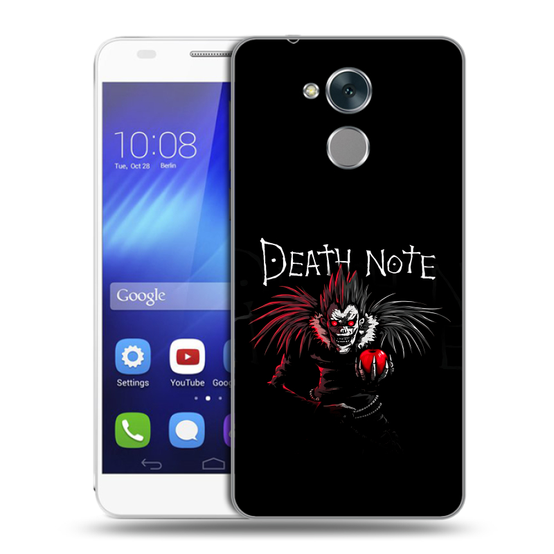 Пластиковый чехол на Huawei Honor 6C с принтом Death note Тетрадь смерти Пластиковый чехол на Huawei Honor 6C с принтом Death note Тетрадь смерти