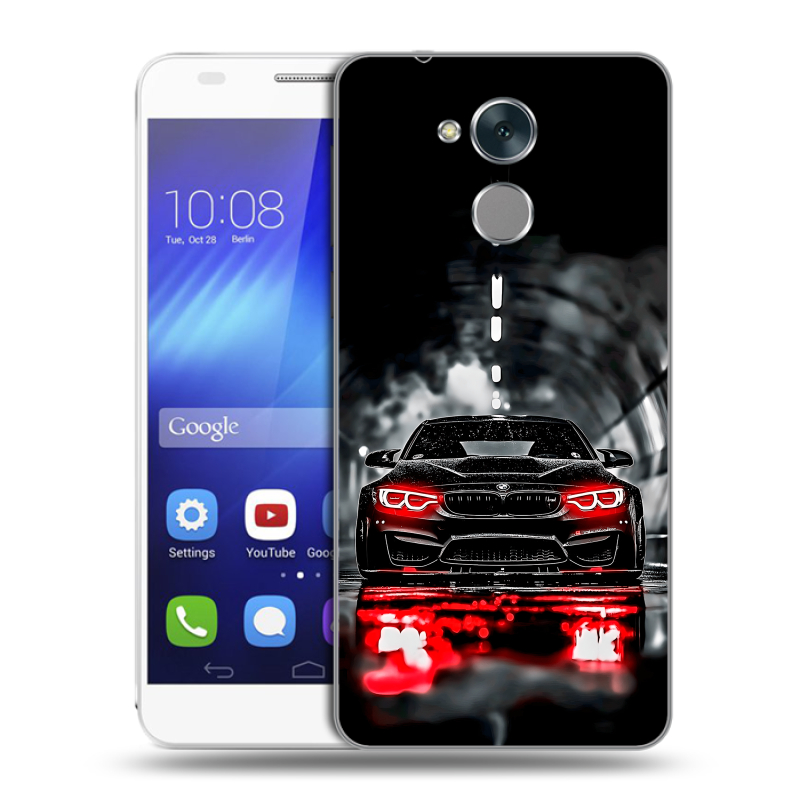 Пластиковый чехол на Huawei Honor 6C с принтом BMW БМВ Пластиковый чехол на Huawei Honor 6C с принтом BMW БМВ
