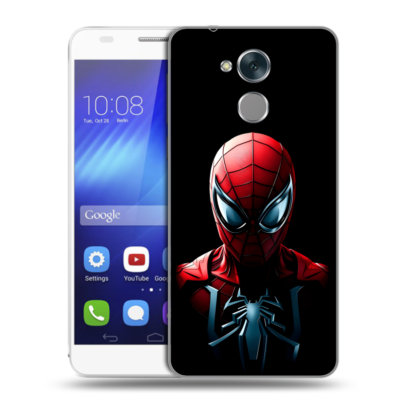 Пластиковый чехол на Huawei Honor 6C с принтом Spiderman Человек паук Пластиковый чехол на Huawei Honor 6C с принтом Spiderman Человек паук