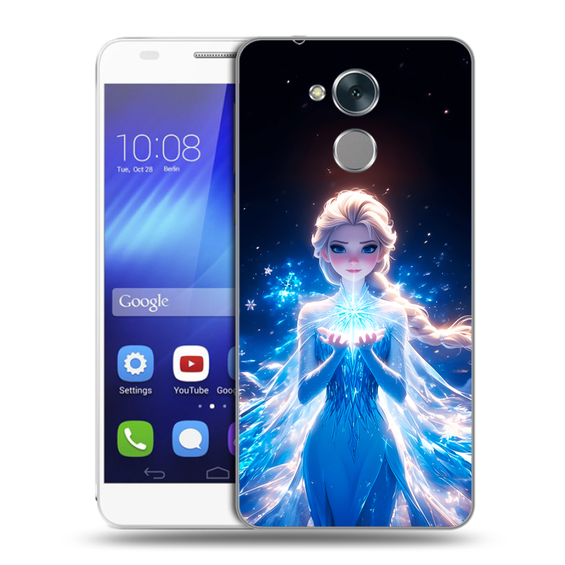 Пластиковый чехол на Huawei Honor 6C с принтом Холодное сердце Frozen Пластиковый чехол на Huawei Honor 6C с принтом Холодное сердце Frozen