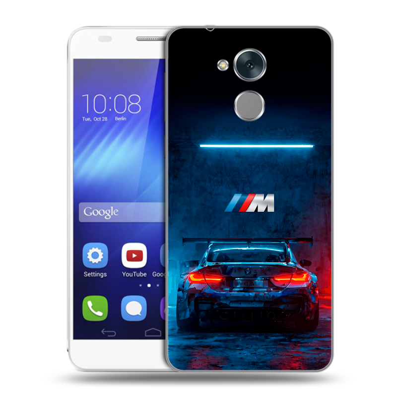 Пластиковый чехол на Huawei Honor 6C с принтом BMW БМВ Пластиковый чехол на Huawei Honor 6C с принтом BMW БМВ