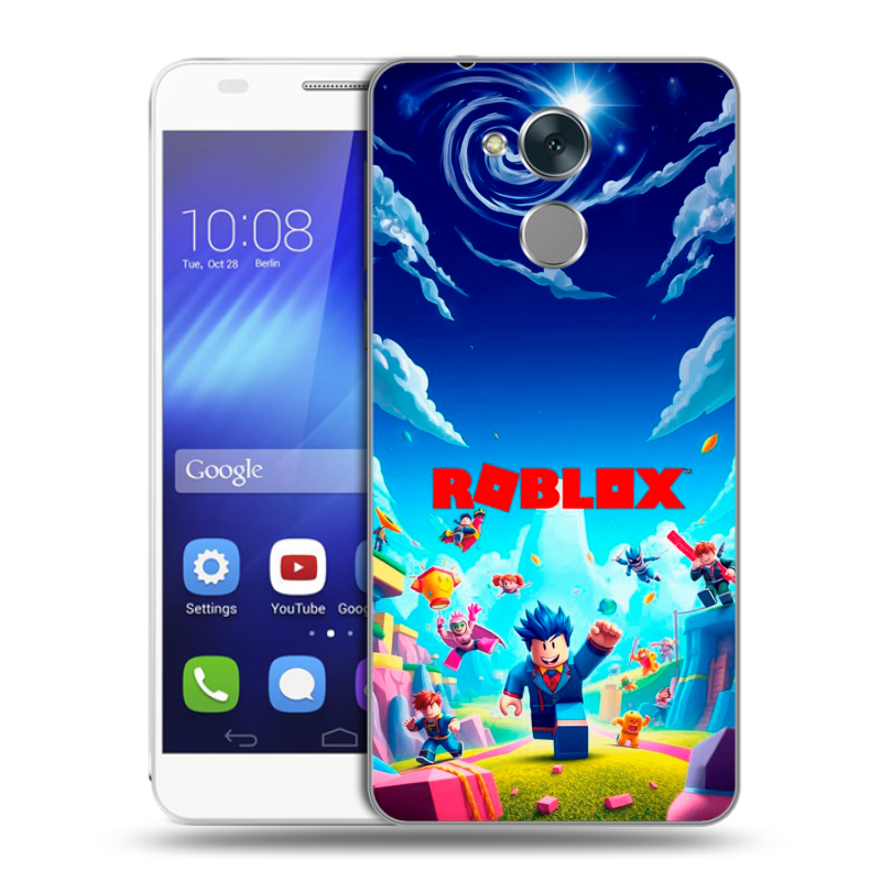 Пластиковый чехол на Huawei Honor 6C с принтом Roblox Роблокс Пластиковый чехол на Huawei Honor 6C с принтом Roblox Роблокс