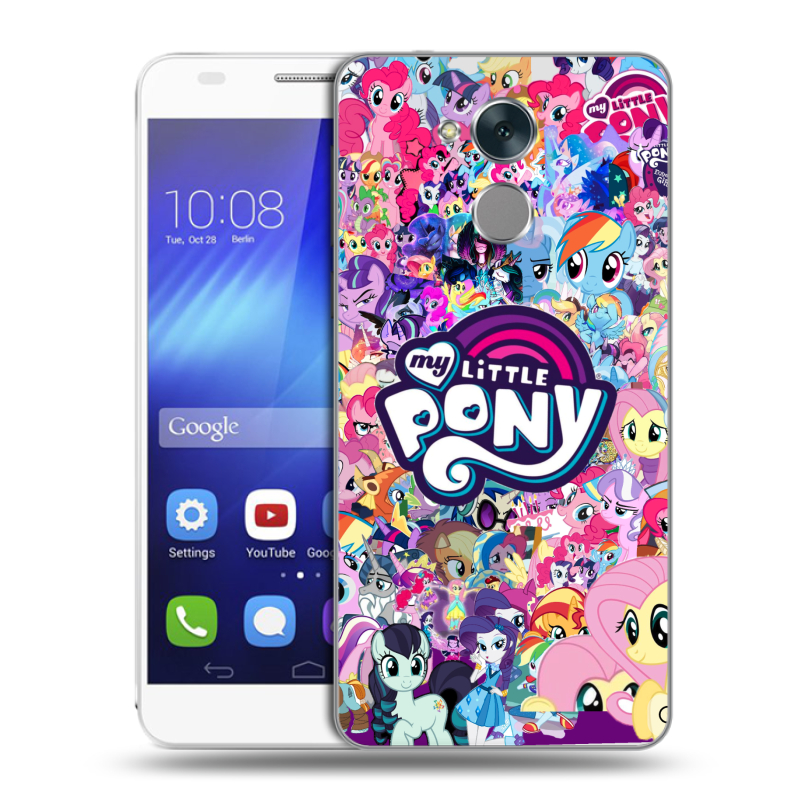 Пластиковый чехол на Huawei Honor 6C с принтом My little pony Дружба чудо Пластиковый чехол на Huawei Honor 6C с принтом My little pony Дружба чудо