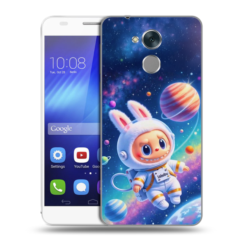 Пластиковый чехол на Huawei Honor 6C с принтом Labubu Лабубу Пластиковый чехол на Huawei Honor 6C с принтом Labubu Лабубу
